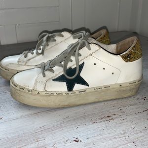 Great used condition Golden Goose Hi Star sneakers